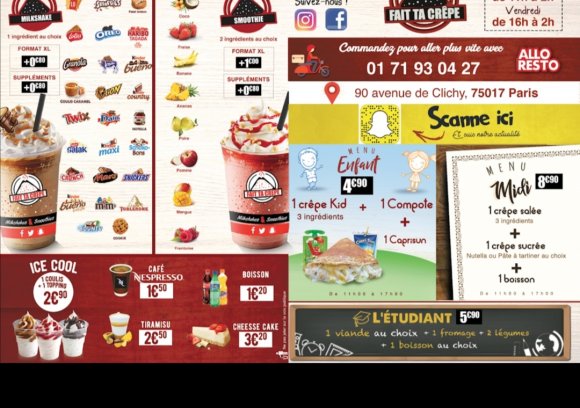 Restaurant Halal On Fait Ta Crepe Sur Paris Halal
